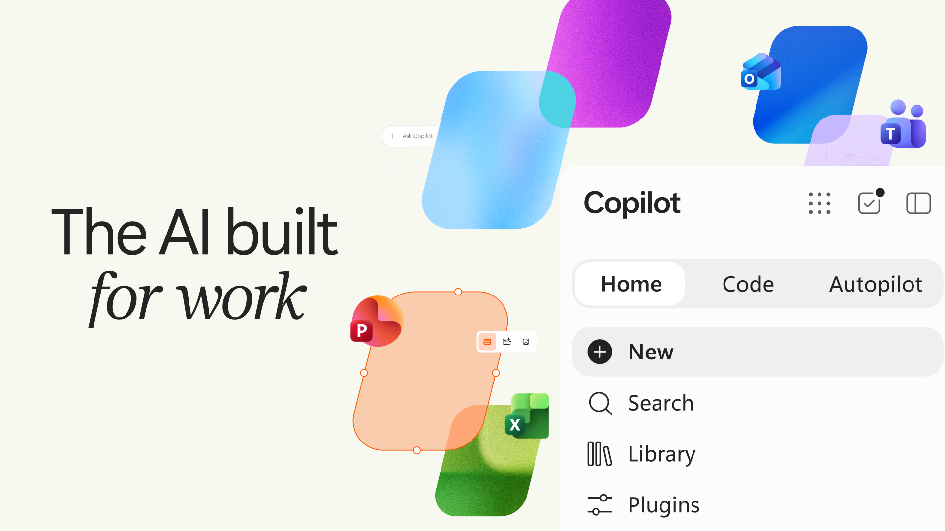 New MS Copilot tabs design